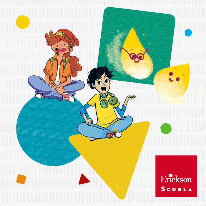 Luce e Brio, Teo e Nora - I personaggi dei libri di testo Erickson Scuola